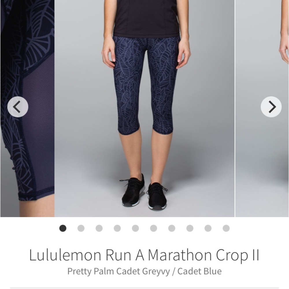 Lululemon Run A Marathon Crop II Size 6
